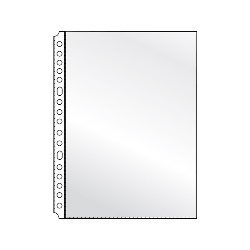 kangaro Pochette perforée, A5, PP, 0,12 mm, transparent