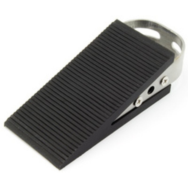 kangaro Cale-porte, caoutchouc/inox, longueur: 130 mm, noir