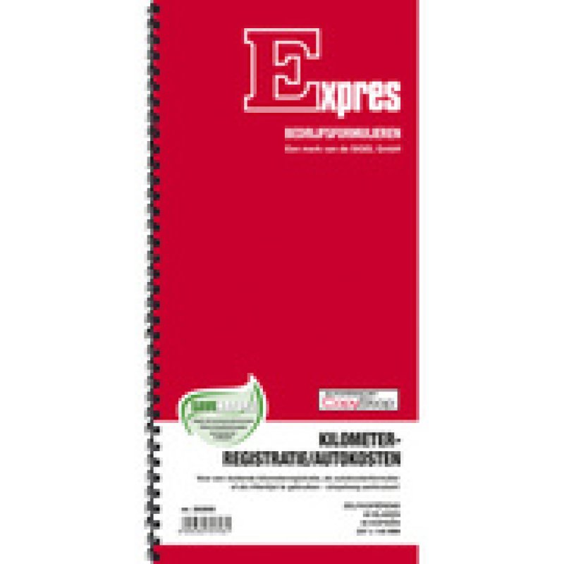 Expres Kilometerregistratie / Autokosten, 2x 40 blad