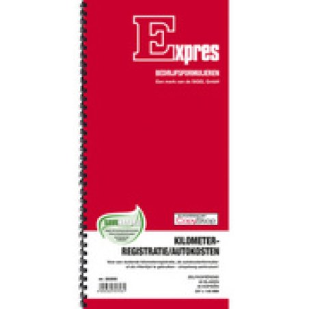 Expres Kilometerregistratie / Autokosten, 2x 40 blad
