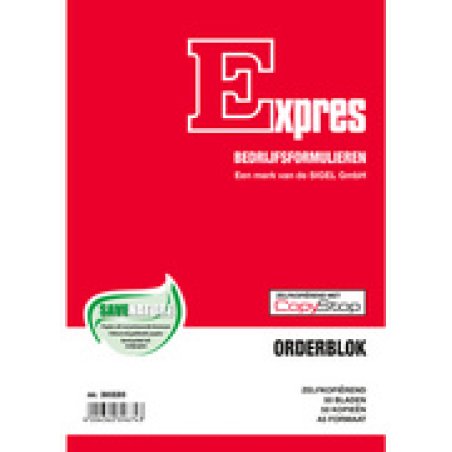 Expres Orderblok, zelfkopierend met CopyStop, 2 x 50 vel