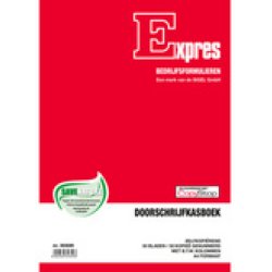 Expres Doorschrijfkasboek met btw kolommen, 2 x 50 vel