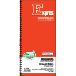 Expres Terugbelboek, zelfkopierend, 2 x 160 notities
