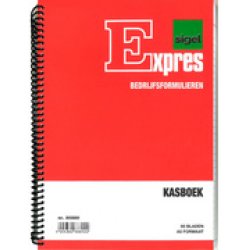 Expres Kasboek spiraal gebonden, A5 staand, 50 vel