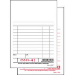 Expres Kassablok wit, met carbon, 100 x 158 mm, 2 x 50 vet