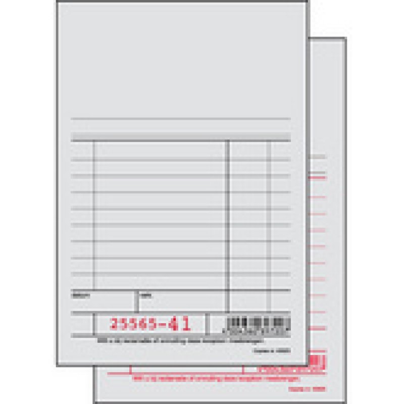 Expres Kassablok grijs, met carbon, 100 x 158 mm, 2 x 50 vet