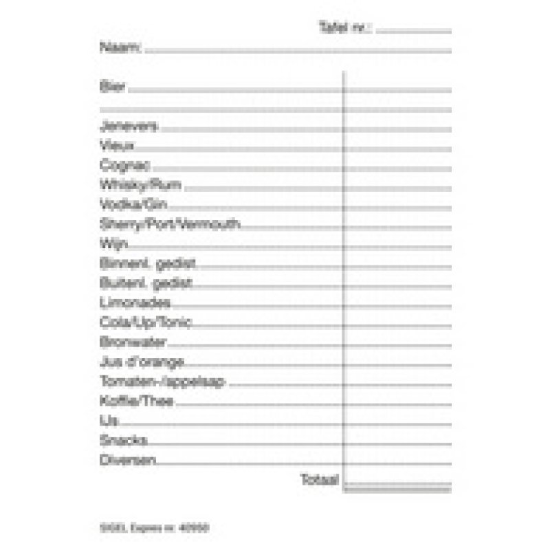 Expres Barbonnen, A6, 100 vel