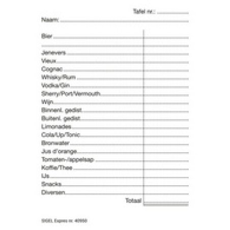 Expres Barbonnen, A6, 100 vel