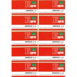 Expres Nummerblok 1-1000, 105 x 53 mm, groen