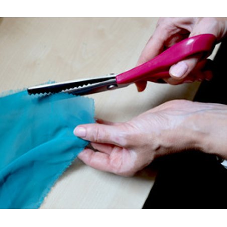 Clauss Ciseaux cranteurs, coupe en zigzag, longueur: 210 mm