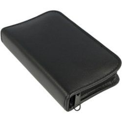 Clauss Kit de manucure, étui en cuir, 10 pièces, noir