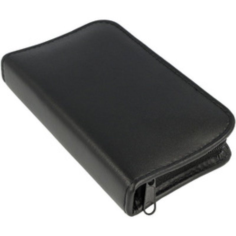 Clauss Kit de manucure, étui en cuir, 10 pièces, noir