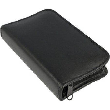 Clauss Kit de manucure, étui en cuir, 10 pièces, noir