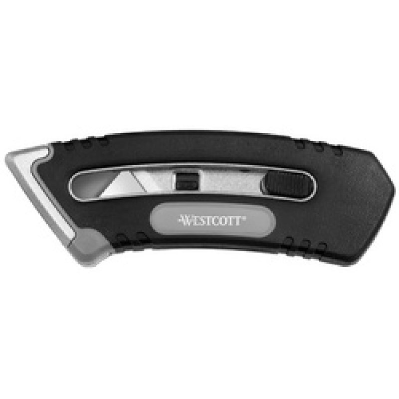 WESTCOTT Couteau universel, rétractable, boîtier aluminium