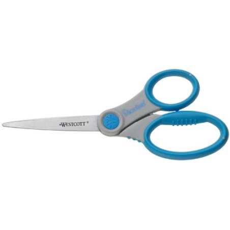 WESTCOTT Ciseaux Microban Softgrip, longueur: 155 mm