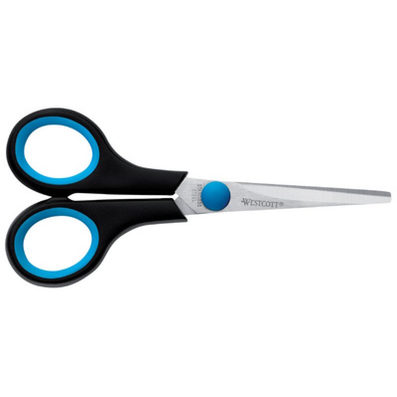 WESTCOTT Ciseaux Easy Grip, longueur: 210 mm, pour gauchers