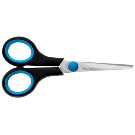 WESTCOTT Ciseaux Easy Grip, longueur: 210 mm, pour gauchers