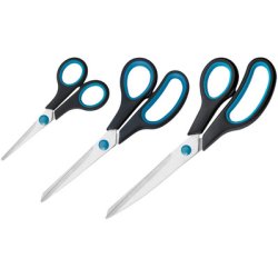 WESTCOTT Ciseaux Easy Grip, lot de 3