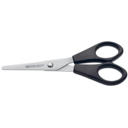 WESTCOTT Ciseaux de bureau, longueur: 130 mm, noir