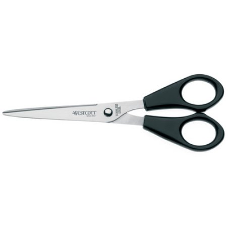 WESTCOTT Ciseaux de bureau, longueur: 155 mm, noir