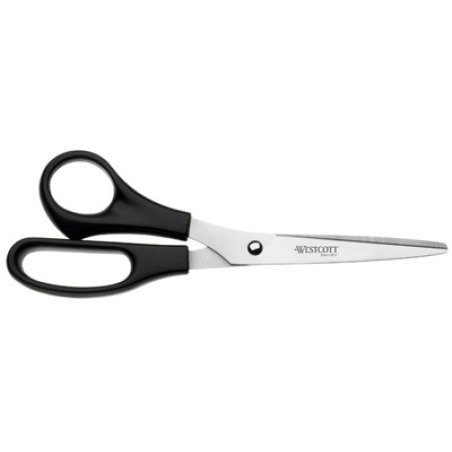 WESTCOTT Ciseaux de bureau, longueur: 210 mm, noir