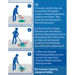 easyabsorb Liant GRAIN GROS, attapulgite, seau de 1,5 kg