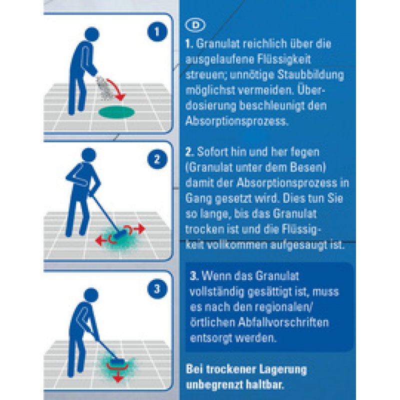 easyabsorb Liant GRAIN GROS, attapulgite, seau de 1,5 kg