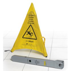 easyabsorb Cône de signalisation Pop-Up "Sol glissant" jaune