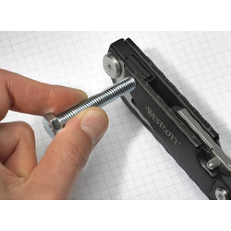 WESTCOTT Couteau universel acier inoxydable lame de scie