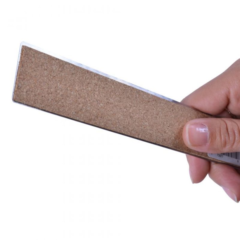 WESTCOTT Règle en métal avec dos en liège, longueur: 300 mm