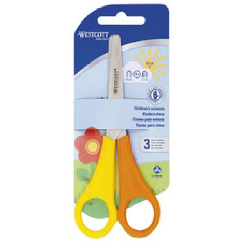 WESTCOTT Ciseaux de bricolage pour enfants, bleu