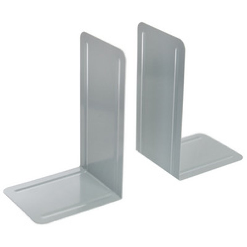 WESTCOTT Serre-livres (L)127 x (T)145 x (H)240mm, gris clair