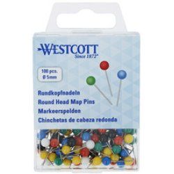 WESTCOTT Épingle à tête ronde, taille 5, assorti
