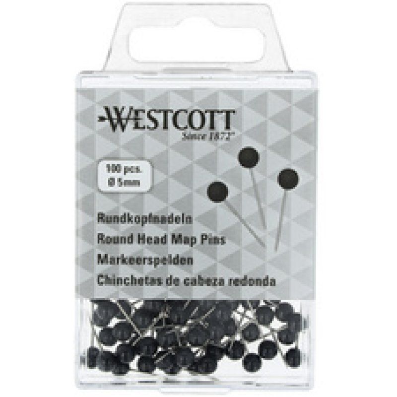 WESTCOTT Épingle à tête ronde, taille 5, assorti