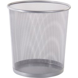 WESTCOTT Corbeille, en fils métalliques, 12,3 L, argent