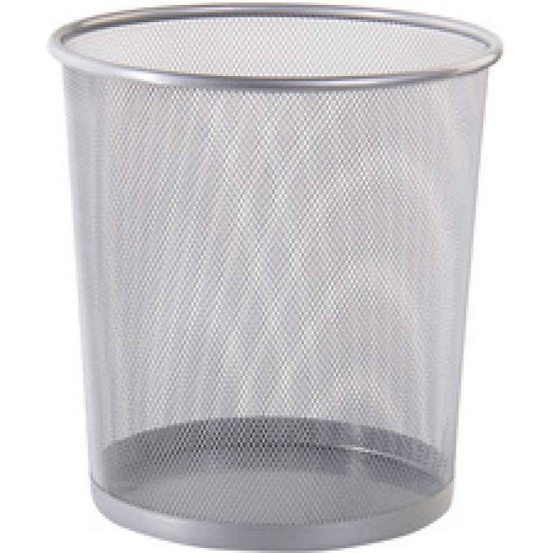 WESTCOTT Corbeille, en fils métalliques, 12,3 L, argent