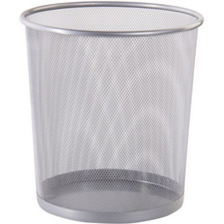 WESTCOTT Corbeille, en fils métalliques, 12,3 L, argent