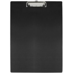 WESTCOTT Porte-bloc à pince, plastifié, A5, noir