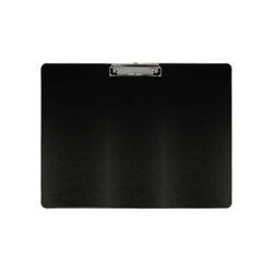 WESTCOTT Porte-bloc à pince, plastifié, A3 portrait, noir