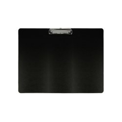 WESTCOTT Porte-bloc à pince, plastifié, A3 paysage, noir