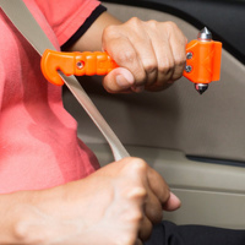 FIRST AID ONLY Marrteau de secours 2 en 1, orange, pack de 2