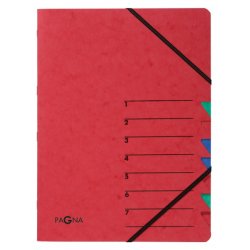 PAGNA trieur "EASY", format A4, carton, 7 compartiments,