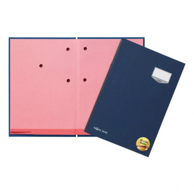 Pagna 24102-02 folder Cardboard, Plastic Blue A4