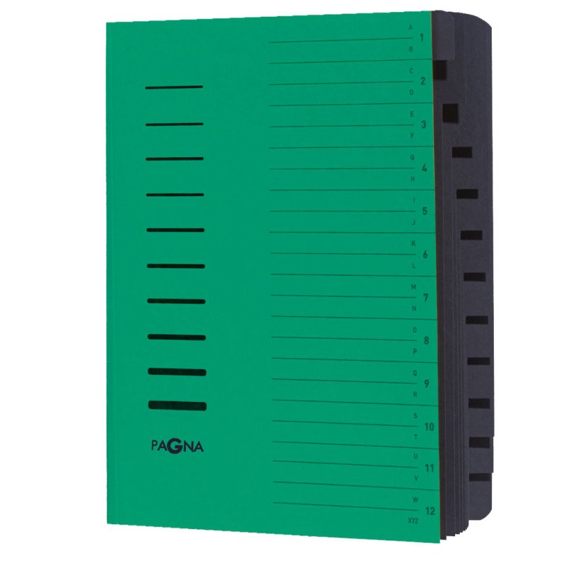 Pagna 24122-03 tab index Black, Green