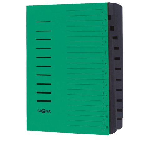 Pagna 24122-03 tab index Black, Green
