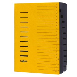 Pagna 24122-05 intercalaire de classement Noir, Jaune