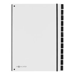 PAGNA Trieur Trend, A4, 12 compartiments, blanc
