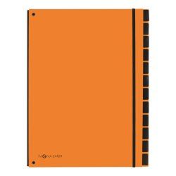 Pagna 24129-09 divider book Orange Cardboard, Polypropylene (PP) A4