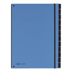 Pagna 24129-13 divider book Blue Cardboard, Polypropylene (PP) A4