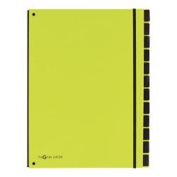 Pagna 24129-17 divider book Green Cardboard, Polypropylene (PP) A4